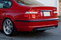 Kit carrosserie en fibre de carbone véritable, diffuseur, spoiler de pare-chocs arrière, protection pour BMW E46 M Tech 1998-2004