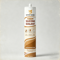 Scellant en silicone neutre transparent pour le collage de verre et de cristal à haute transparence