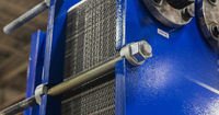 Échangeur de chaleur à plaques détachables, acier inoxydable anti-corrosion, transfert de chaleur liquide industriel