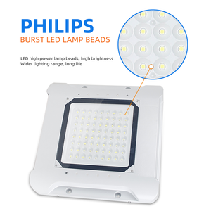 Outdoor Waterproof <b>Square</b> LED <b>Lights</b> White <b>Ceilings</b> Lighting for Gas Stations Filling Stations Warehouse LED <b>Lights</b> CE Certified - Product Image 2