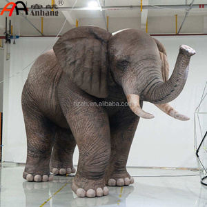 <span class=keywords><strong>Elefante</strong></span> <span class=keywords><strong>Africano</strong></span> Inflable <span class=keywords><strong>Gigante</strong></span> Realista, Modelo de <span class=keywords><strong>Elefante</strong></span> Inflable con Textura de Piel HD para Decoración de Escenarios y Eventos - Product Image 1