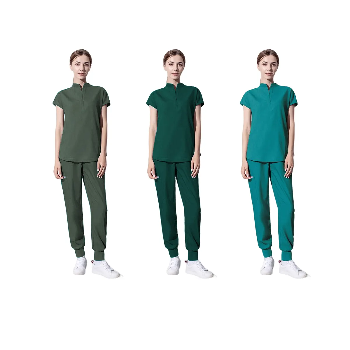 Hospital Médico Dental pantalones para damas uniformes de enfermería conjuntos Scrub Top Doctor Enfermera Uniforme