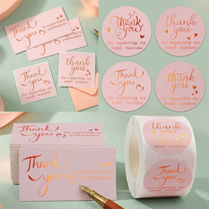 Étiquettes adhésives autocollantes rondes de 2,5 cm, bord scellé au laser, pour emballage cadeau et fête, personnalisables, imperméables, fabricant - Product Image 3