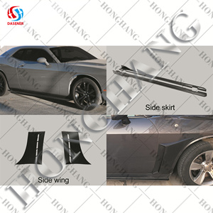 Chaoshenghang usine pare-chocs lèvre côté jupe diffuseur arrière aileron arrière pour dodge <span class=keywords><strong>Challenger</strong></span> <span class=keywords><strong>SRT</strong></span>, Kits de carrosserie accessoires 2012-2020 - Product Image 3