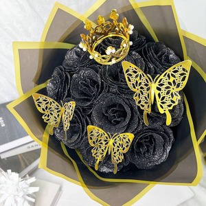 Ramo <span class=keywords><strong>de</strong></span> Rosas para el Día <span class=keywords><strong>de</strong></span> San Valentín 2026, 9 Rosas, Flores Eternas, Regalo para Novias, Amigas, Madres, Mini Flores Secas - Product Image 6