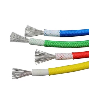 Sợi thủy tinh bện Silicone dây 300C cáp chịu nhiệt sif/GL Silicone cách điện với sợi thủy tinh nhiệt độ cao cáp - Product Image 2