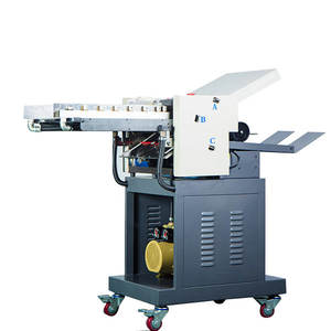 Machine à plier le papier à aspiration entièrement automatique et économique, format A3/A4, 4 peignes, moteur haute précision, 130 m/min - Product Image 1