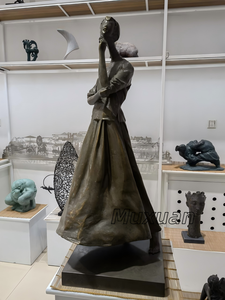 Phong Cách Châu Âu Nữ Thần Tượng Ban Đầu Nghệ Thuật Brass Bức Tượng Trang Trí Đúc Cho Trang Trí Nhà - Product Image 3