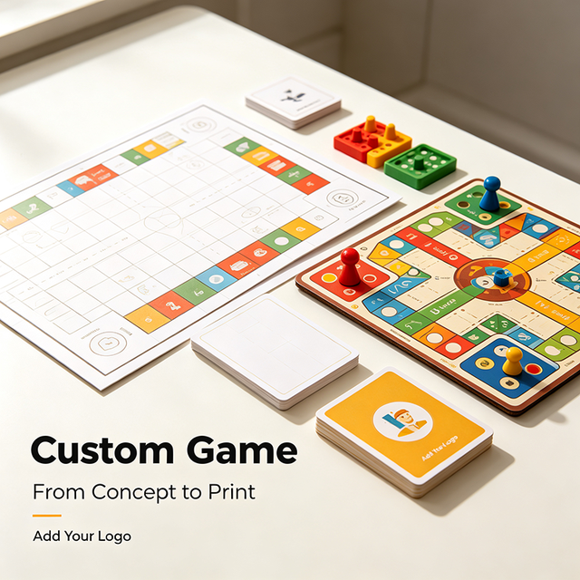 Chinese Factory OEM Board Game Manufacturer Design Printing Custom Recyclable Durable Card Game for Family Adults Kids Games
