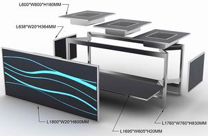 Équipement de cuisine commercial en acier inoxydable de haute qualité - Chauffe-plats de buffet de luxe pour hôtels et restaurants FT-L01 - Product Image 3