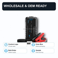 YUXU C1 Démarreur de Voiture Portable en Gros 12V Alimentation d'Urgence Booster de Batterie 6000mAh Chargement USB-C Éclairage LED 600A