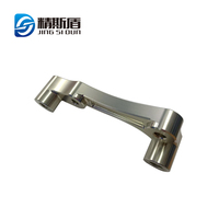 Kaliper belakang sepeda motor Aluminium CNC penjepit batang gagang Aluminium krom penutup atas Riser tahan lama kabel logam EDM/Broaching
