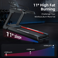 Caminadora Eléctrica Comercial INPEK con Pantalla LED, 70 Programas de Entrenamiento Integrados, Rango de Velocidad de 1.0-25.0 KM/H
