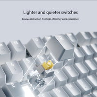 Razer Pro Type Ultra Mechanical Wireless Keyboard 3-Mode 2.4G USB White Backlit for Mac & Windows Office