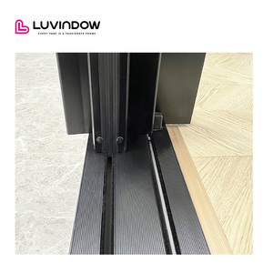 Porta Deslizante Ultra Fina de Alumínio à Prova de Vento para Quatro Estações com Máxima Economia de Energia para Villa de Luxo na América do Norte - Product Image 3