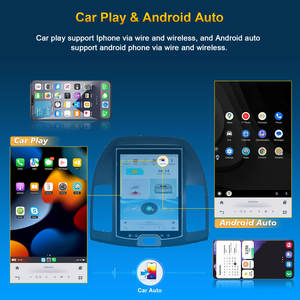 Radio para Auto con Android Auto y Carplay para HYUNDAI ELANTRA 2012-, Reproductor Multimedia Estéreo con Pantalla Táctil HD de 10.4 Pulgadas, GPS y Cámara de Reversa - Product Image 3