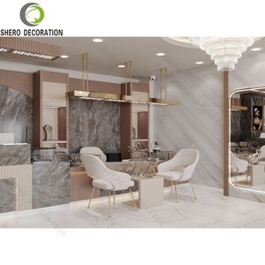 ตู้โชว์เครื่องประดับไม้ตู้โชว์เครื่องประดับเฟอร์นิเจอร์ร้านค้าพร้อมล็อคเคาน์เตอร์แสดงเครื่องประดับ - Product Image 4