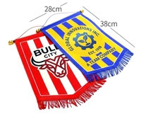 Drapeau personnalisé en polyester pour équipes de football, clubs de soccer, échanges sportifs, événements sportifs, Coupe du Monde 2026 (Brésil, Argentine, États-Unis)