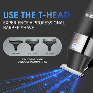 Cortadora de pelo DSP, eléctrica, inalámbrica, con longitud ajustable, cuchilla de acero inoxidable para hombres, para cortar barba y bigote, uso doméstico - Product Image 4