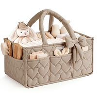 Panier de rangement portable pour cadeaux de baby shower, organiseur de couches et de produits pour bébé, idéal pour nouveau-né fille ou garçon