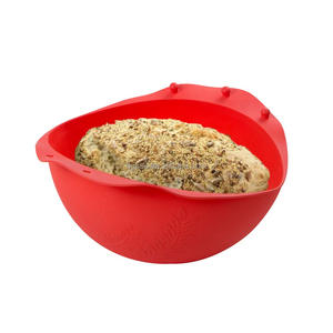 Bol à <span class=keywords><strong>pain</strong></span> en silicone écologique <span class=keywords><strong>de</strong></span> qualité alimentaire <span class=keywords><strong>de</strong></span> <span class=keywords><strong>4</strong></span> pouces Conception personnalisée sans BPA Cuiseur à vapeur pour légumes <span class=keywords><strong>au</strong></span> micro-ondes sans pétrir la pâte <span class=keywords><strong>au</strong></span> four - Product Image 1