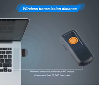 DYscan Mini 1D, Lector de Códigos de Barras Láser, Escáner de Códigos de Barras Inalámbrico Portátil con Bluetooth para Gestión de Inventario