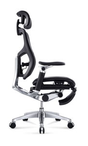 2026 High Quality Fabric Upholstery <b>Office</b> <b>Chair</b> Executive <b>Office</b> <b>Recliner</b> Mesh <b>Chair</b> With Adjustable Headrest - Product Image 2