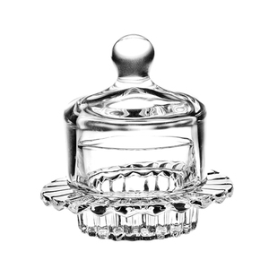 Factory Hotsale <strong>Glass</strong> <strong>Cake</strong> Cup <strong>Dome</strong> One Cup <strong>Cake</strong> <strong>Glass</strong> with Lid for Ice Cream <strong>Cake</strong> Tableware - Product Image 2