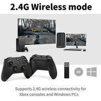 INNOASIA Wireless BT Game Controller dengan Game Wheel Steering dan Getaran Ganda untuk PC Steam