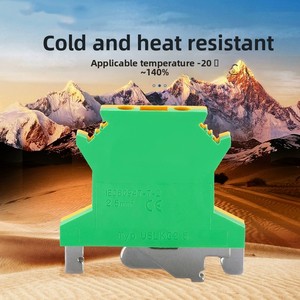 Uslkg Din Rail khối thiết bị đầu cuối Brass PC Chất liệu vít kết nối mặt đất/Trái Đất thức ăn loại cho ô tô điện khối thiết bị đầu cuối - Product Image 3