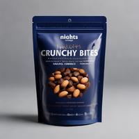 Bolsa para Pistachos con Ventana Transparente, Personalizada con Etiqueta Privada OEM, de Plástico PET, con Cierre a Presión, Lista para Envasar con Nitrógeno, de Grado Alimenticio