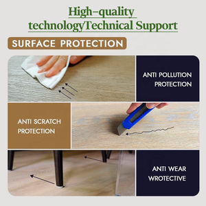 Suelo Vinílico SPC Entrecruzado con Aspecto de <span class=keywords><strong>Madera</strong></span>, 100% Ecológico e Impermeable, para Cocina y Dormitorio - Product Image 3