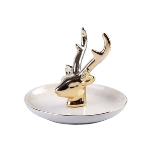 <strong>Ceramic</strong> Jewellery Tray Home Furnishings Jewellery <strong>Box</strong> Jewellery Rack Ring Rack Storage Rack Crafts - Product Image 1