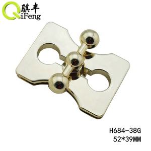 QIFENG, nuevo diseño, bolsa de Metal, piezas de Hardware, <span class=keywords><strong>tipo</strong></span> <span class=keywords><strong>mariposa</strong></span>, bloqueo de giro, bolso de moda, bloqueo de giro - Product Image 3