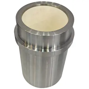 Bomba de lodo usada manga de cilindro de cerámica de alúmina/revestimiento de cilindro de cerámica de protección contra el desgaste