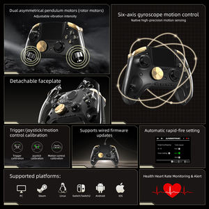 Manette de jeu sans fil ANBERNIC RG G01, nouvelle, compatible Bluetooth, accessoire 2.4G, prend en charge PC, Steam, téléphone mobile, PS2, PSP, joystick à effet Hall - Product Image 5