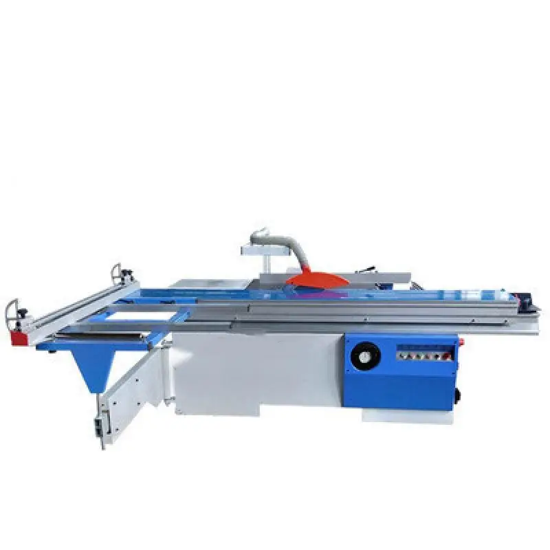 Máquina de sierra de panel de corte de madera, cortador de mesa deslizante de madera