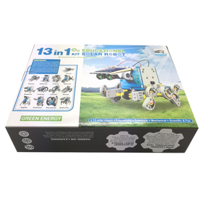 عرض رائع 13 في 1 روبوت يعمل بالطاقة الشمسية ديي بناء الجذعية مجموعة تجارب علمية تعليمية ألعاب شمسية في مجموعات - Product Image 5