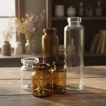 Cosmetic & Pharmaceutical Borosilicate Glass Spray Bottles and Vials Packaging 2ml-30ml Threaded Sample Vials