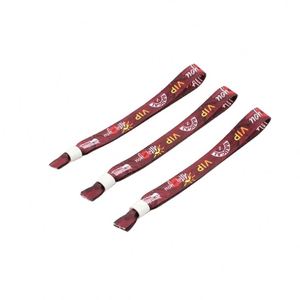 Bracelets en tissu personnalisés par sublimation avec fermoir en plastique, style sport et mode, pour fêtes - Product Image 2