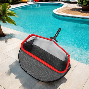 Matériel de PE de qualité professionnelle piscine et <span class=keywords><strong>Spa</strong></span> filet main feuille écumoire râteau moyen maille <span class=keywords><strong>fine</strong></span> piscine accessoires de nettoyage - Product Image 2