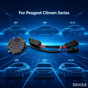 Module de commande du <span class=keywords><strong>ventilateur</strong></span> de refroidissement du radiateur pour Peugeot 307 308 408 Citroën <span class=keywords><strong>C4</strong></span> C5, résistance du <span class=keywords><strong>ventilateur</strong></span> de refroidissement du moteur avec faisceau de câblage - Product Image 4