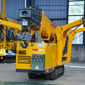 Low Fuel <b>Remote</b> <b>Control</b> Spider Crawler <b>Cranes</b> 5 Ton 8 12 Capacities New <b>Crane</b> Core Motor Engine Pump Gearbox High Performance - Product Image 3