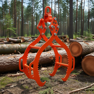 คีมยกท่อนซุง 4 กรงเล็บ รุ่น D0100X3E9SJ ขนาด 36 นิ้ว แบบหมุนได้ สำหรับเครื่องจักรป่าไม้ - Product Image 2