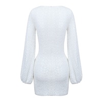 Robes de soirée chic personnalisées, printemps-été, blanches, scintillantes, à paillettes, moulantes, sexy, pour cocktail, mini, de luxe, pour femmes, 2024