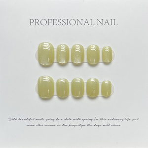 Vente en gros 10pcs bâtonnets à ongles courts carrés oeil de chat multi-couleurs courts <span class=keywords><strong>faux</strong></span> ongles à presser pour les doigts pour les salons - Product Image 5