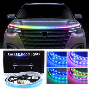 Tira de Luces LED Flexible para Capó de Coche, 12V, Luces de Circulación Diurna, Decoración, Retroiluminación, Lámpara de Ambiente para Automóvil, Universal - Product Image 2