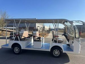 Voiture électrique de tourisme ouverte pour 11 passagers, autonomie de 50-60 milles, moteur 4000W, pour le transport en navette des centres de villégiature et des aéroports - Product Image 6