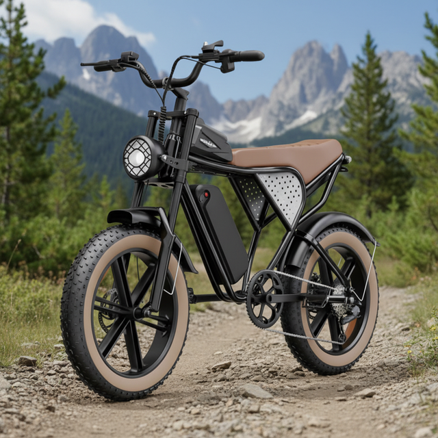 Chinese Manufacturers Offer Wholesale of Adult Lithium Battery-Powered Bicycles, With 7-Speed Hydraulic Braking System.