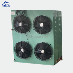 Condenseur refroidi par air Unité de condensation 10HP Condenseur évaporatif Échangeur de chaleur à 4 ventilateurs - Product Image 4